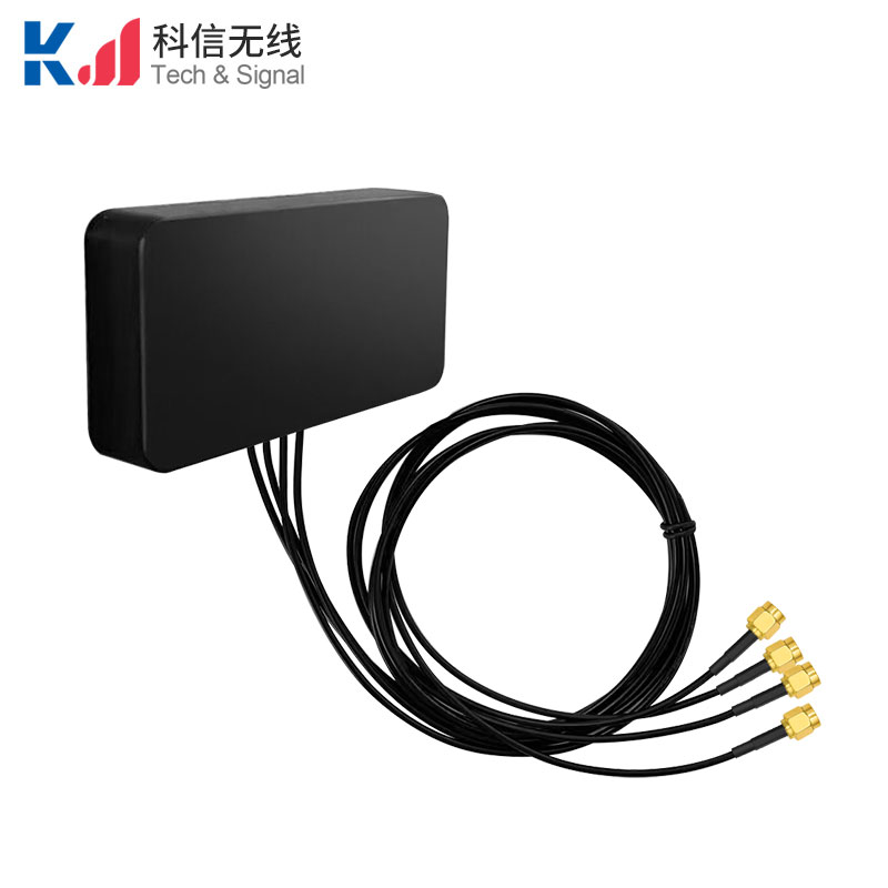 方形款4G+4G+4G+GPS四合一組合天線