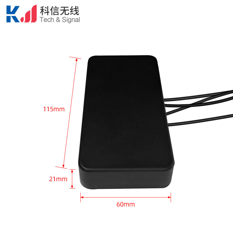 方形款4G+4G+4G+GPS四合一組合天線