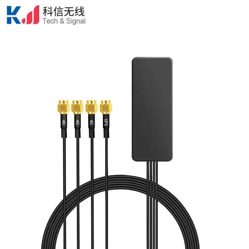 方形款4G+4G+4G+GPS四合一組合天線