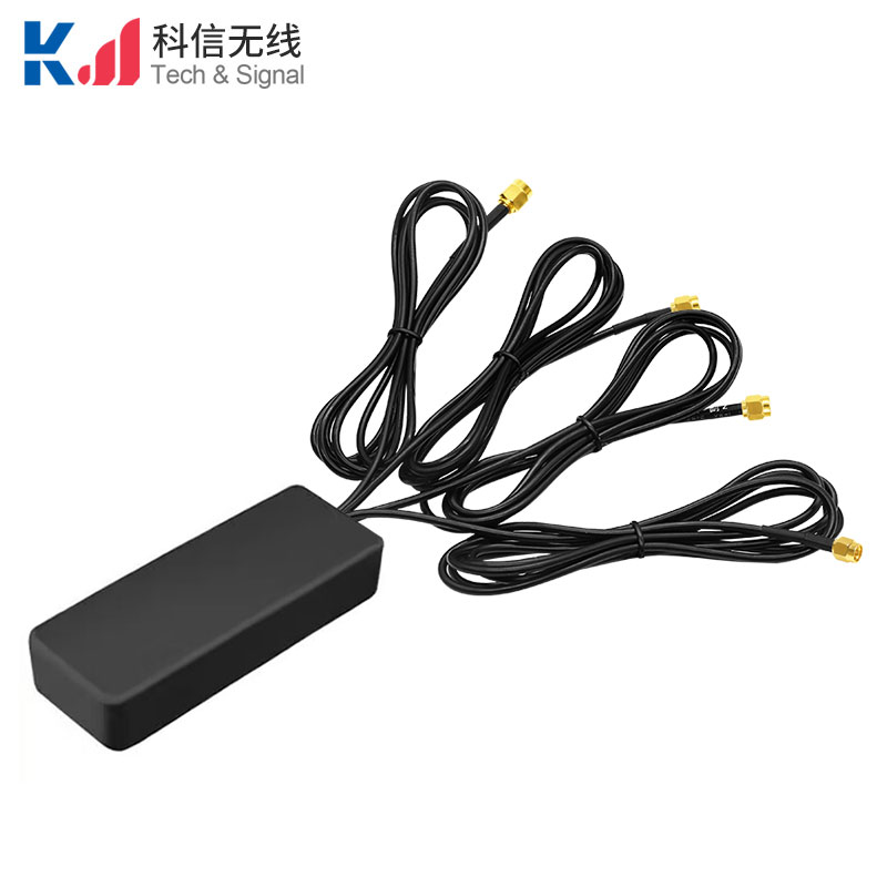 方形款4G+4G+4G+GPS四合一組合天線