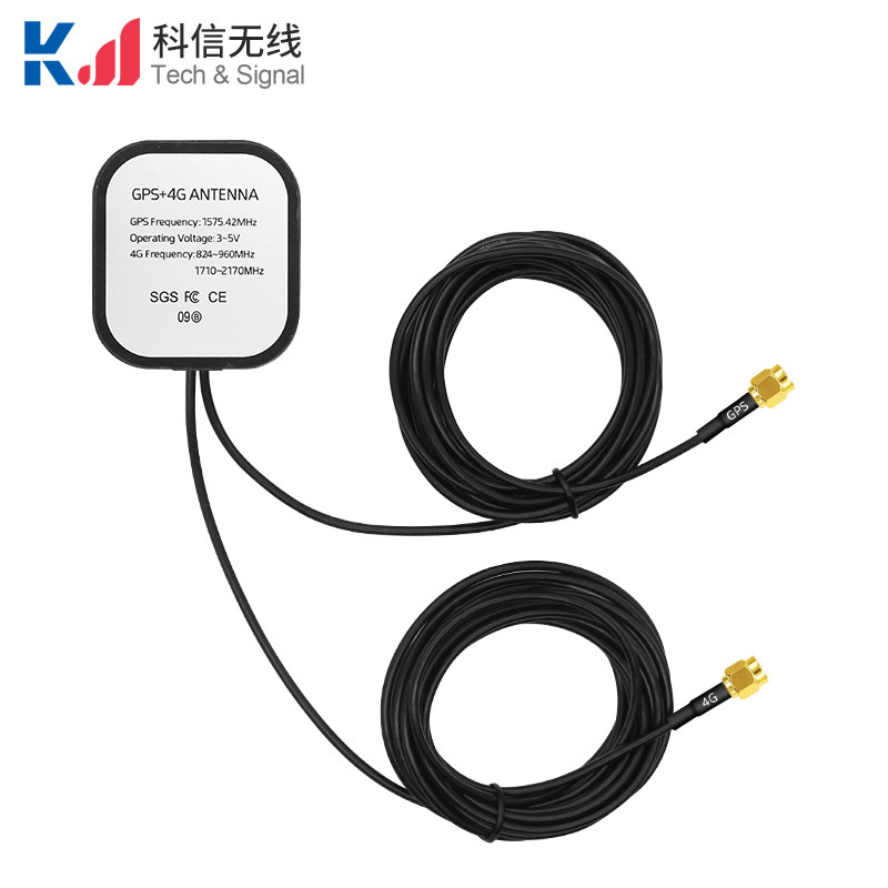 方形V字款4G+GPS二合一組合天線
