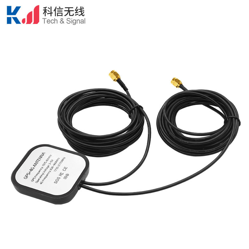 K9光面方形款4G+GPS二合一組合天線