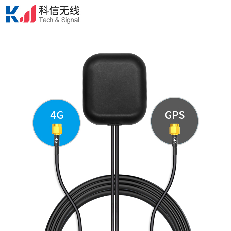 K9光面方形款4G+GPS二合一組合天線