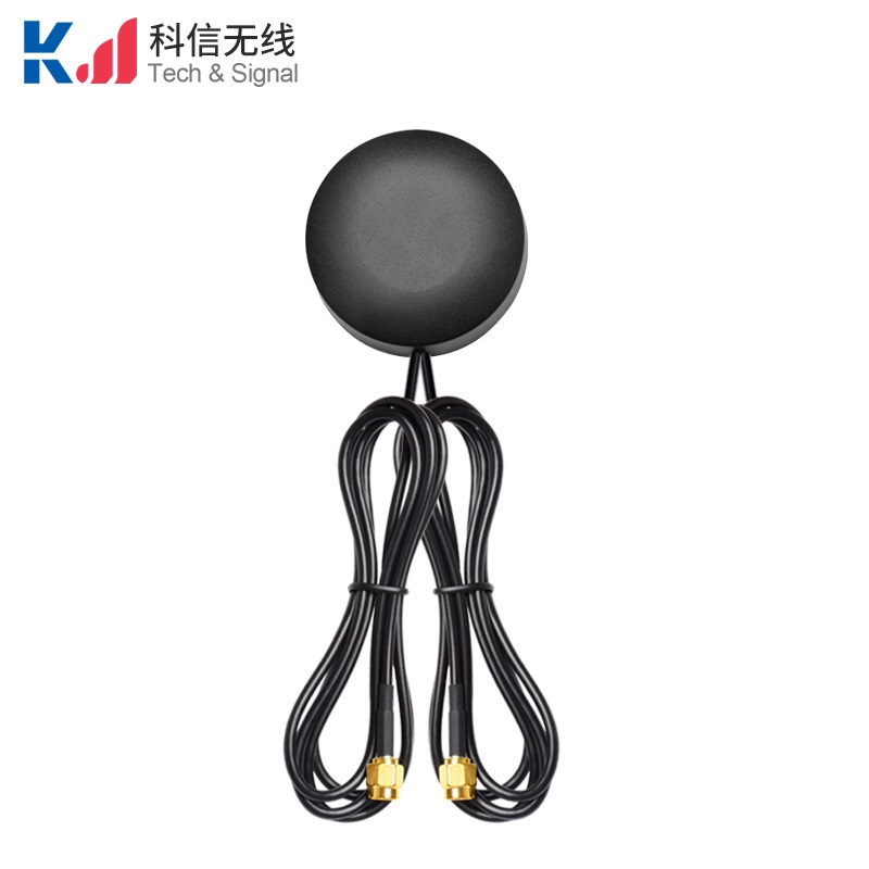 圓形款4G+GPS二合一組合天線（側(cè)邊出線結(jié)構(gòu)）