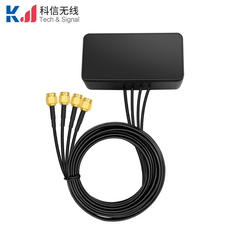 方形款4G+4G+4G+GPS四合一組合天線