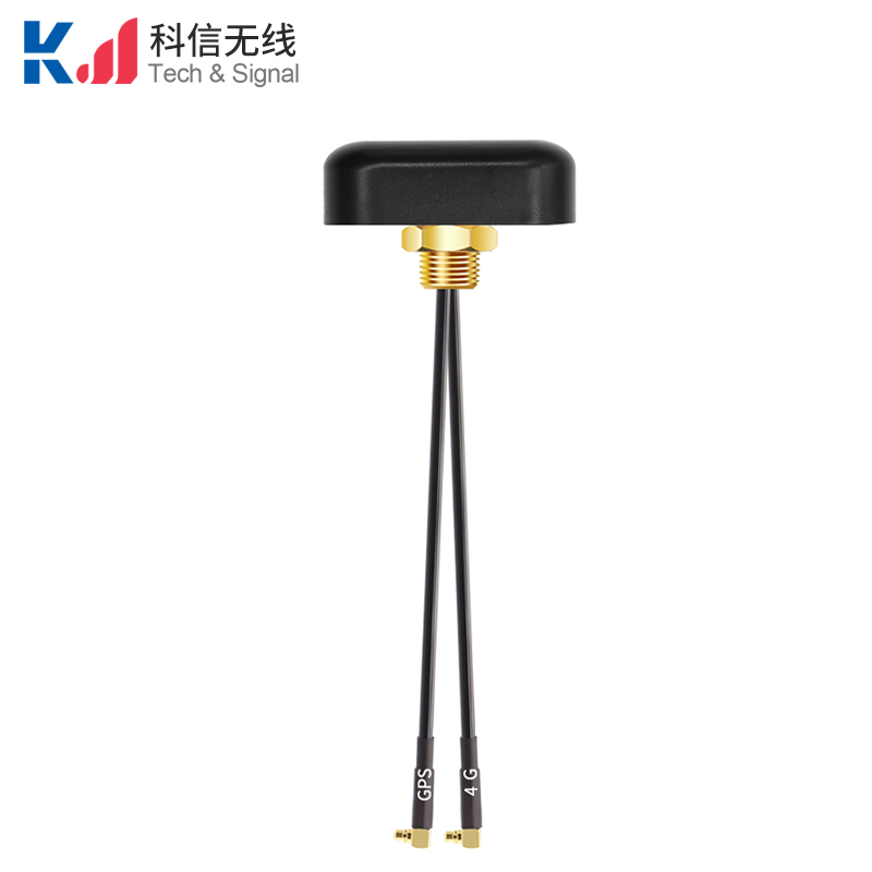 方形款4G+GPS二合一組合天線MMCX-J彎公頭內(nèi)針接頭