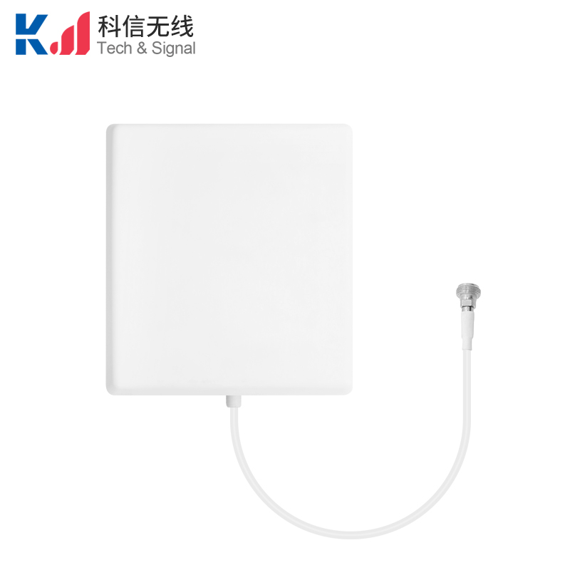 5G室外防水單極化平板天線20CM線N母頭-壁掛平板天線698-3800MHz